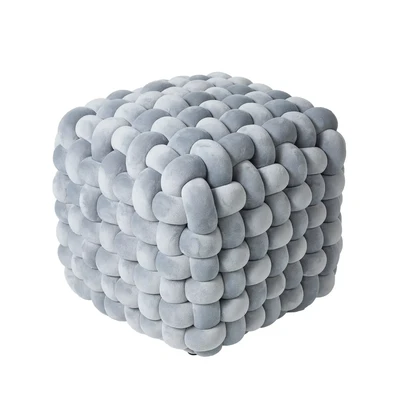 Das Home Διακοσμητικο Πουφ 43χ43χ40 2272 Grey 43x4