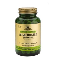 Solgar Milk Thistle Herb & Seed Extract , 60 Vegetable Capsules
