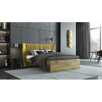 Κρεβάτι Υπέρδιπλο 160x200cm Sarris Bros Queen/ Oak