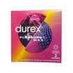 Durex Pleasure Max - Προφυλακτικά για Μεγαλύτερη και Αμοιβαία Διέγερση, 3τμχ.