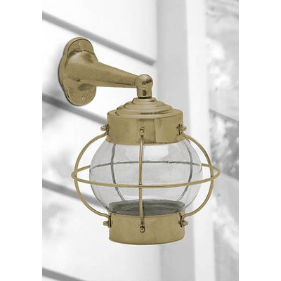 Brass Wall Light N.85 E27 Ip43 60W 26Χ26cm