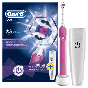 ORAL-B Pro 750 Ηλεκτρική οδοντόβουρτσα 3D White Pi