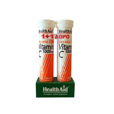 Health Aid Vitamin C 1000mg με Γεύση Πορτοκάλι 20 