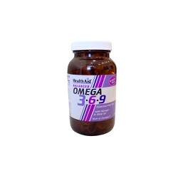 Health Aid Omega 3-6-9 Συμπλήρωμα Διατροφής Τριπλού Συνδυασμού Για Πλήρη Κάλυψη Σε Ωμέγα Λιπαρά 90 κάψουλες