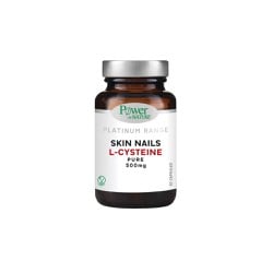 Power Health Platinum Range Skin Nails L-Cysteine Pure 500mg Συμπλήρωμα Διατροφής Για Την Καλή Υγεία Του Δέρματος & Των Νυχιών 30 κάψουλες