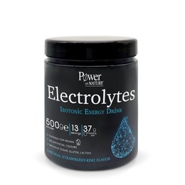 Power of Nature Electrolytes Isotonic Energy Drink, Συμπλήρωμα Διατροφής Με Ηλεκτρολύτες & Βιταμίνες Για Αθλητές, 500g