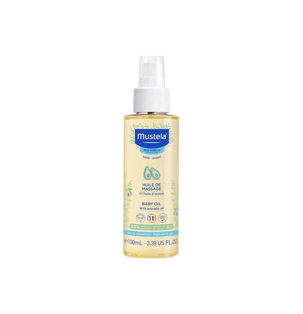 Mustela Massage Oil With Avocado Massage Oil with Avocado Oil 100ml