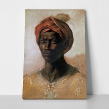Portrait of a turk in a turban delacroix a