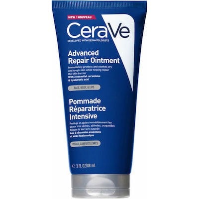 CERAVE Advanced Repair Ointment Επανορθωτική Αλοιφή Για Πρόσωπο, Σώμα & Χείλη Με 3 Ceramides 88ml