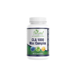 Natural Vitamins CLA 1000 Max Complex Συμπλήρωμα Διατροφής Για Μείωση Βάρους 60 κάψουλες