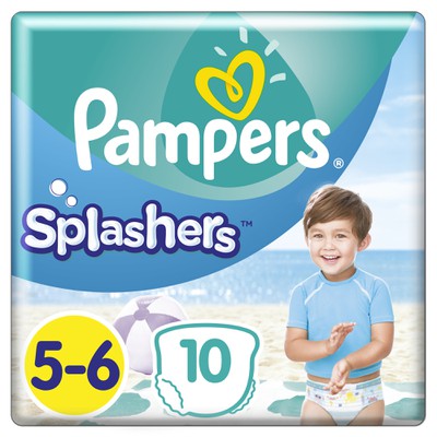 Pampers - Splashers Μέγεθος 5-6, 10 Πάνες-Μαγιό