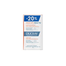 Ducray Promo (-20% Special Offer) Anacaps Reactiv Hair Loss Συμπλήρωμα Διατροφής Κατά Tης Τριχόπτωσης & Για Υγιή Νύχια & Δέρμα 30 κάψουλες