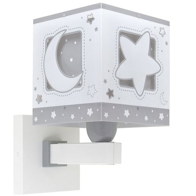 Kids Wall Light E27 x 1 Moonlight Gray