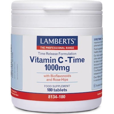 Lamberts Vitamin C Time Release 1000mg 180tabs