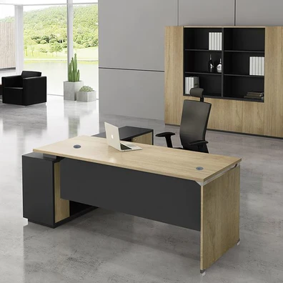 Γραφείο Δεξιά Γωνία Sonoma/ Γκρι 180x80/160x40 (H.