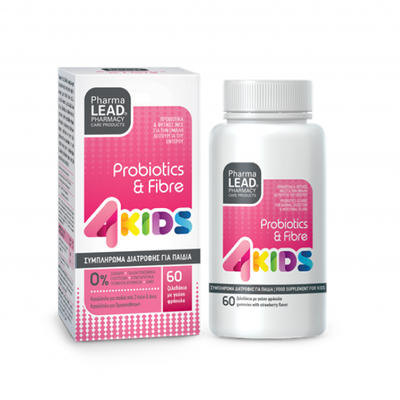 Pharmalead 4Kids Probiotics & Fibre με Γεύση Φράου