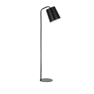 Floor Lamp with Metallic Shade E27 Black 549603