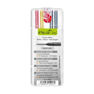 Pica-Dry Refill Leads Water Soluble Graphite/Red/Y