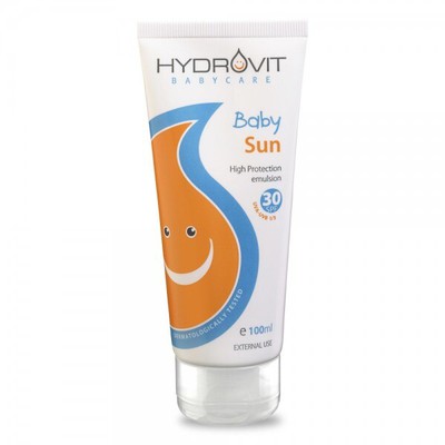 HYDROVIT Baby Sun Emulsion SPF30 Παιδικό Αντηλιακό Γαλάκτωμα Για Πρόσωπο & Σώμα 100ml