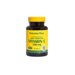 Natures Plus Vitamin C 500mg Συμπλήρωμα Διατροφής Για Ενίσχυση Του Ανοσοποιητικού 90 ταμπλέτες