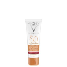 Vichy Ideal Soleil SPF50 Anti-Aging 3σε1 Αντιοξειδωτική Φροντίδα Αντηλιακή Κρέμα Προσώπου 50ml
