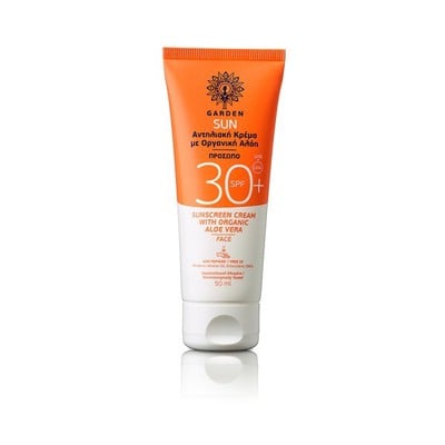 Garden Sunscreen Face Cream Organic Aloe Vera SPF3