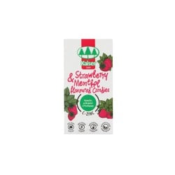 Kaiser Strawberry & Menthol Sore Throat Candies Καραμέλες Με Βιταμίνη C & Ψευδάργυρο Για Τον Ερεθισμένο Λαιμό & Τον Βήχα 6 τεμάχια