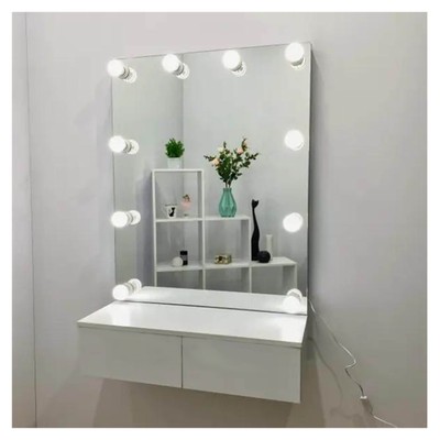 Make up mirror hollywood 70x90 with lamps on three