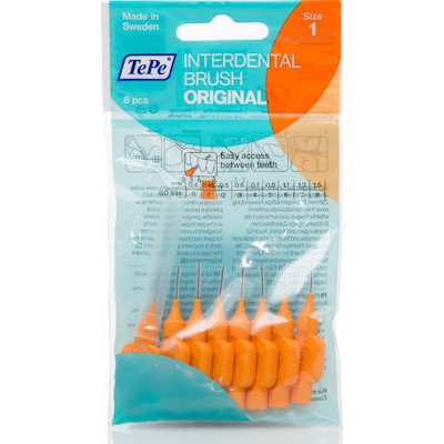 TePe Original Μεσοδόντια Βουρτσάκια 0.45mm Πορτοκα