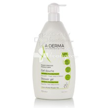 A-Derma Shower Gel Hydra-Protective - Καθαρισμός Πρόσωπο / Σώμα / Μαλλιά, 750ml