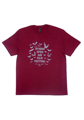 T-shirt μπορντώ- 13ο AOAFF-LARGE