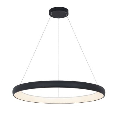 Pendant Light D80cm Black Led 3000K 60W