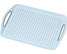 Kesper Δίσκος Αντιολισθητικός Γαλάζιος 45,5x32x4,5cm Πλαστικό Υψηλής Ποιότητας