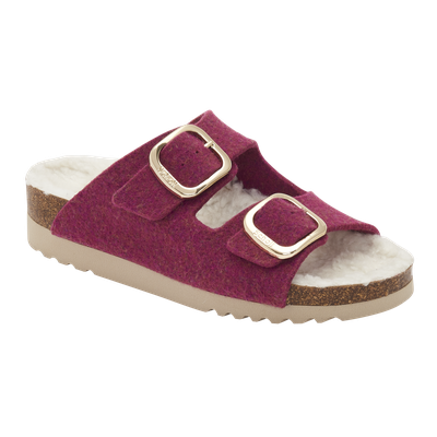 Scholl Ilary Fluffy Magenta Γυναικεία Ανατομική Πα