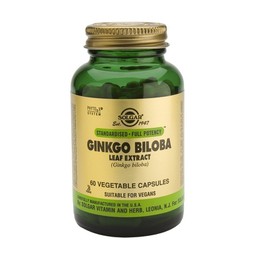 Solgar Ginkgo Biloba Leaf Extract , 60 Vegetable Capsules
