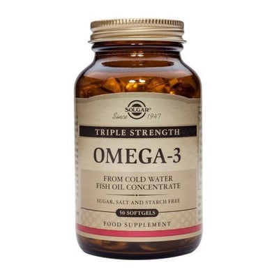 Solgar Omega-3 Triple Strength 50softgels