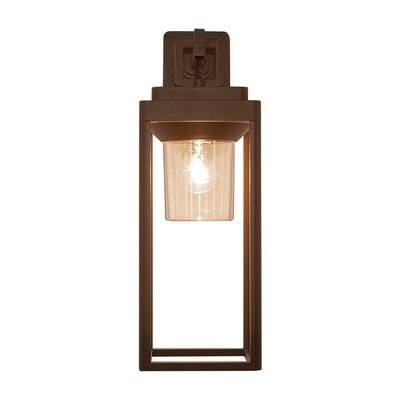 Wall Light E27 15W Aluminum Brown