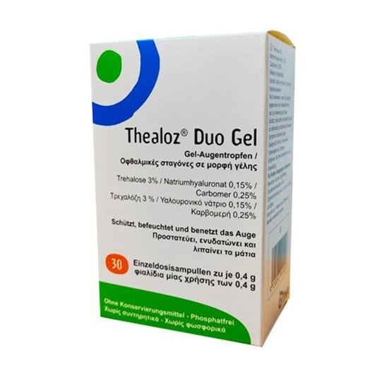 Thea Synapsis Thealoz Gel Οφθαλμικές Σταγόνες 30x0.4gr 