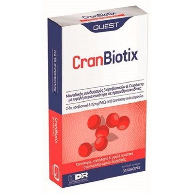 Quest Vitamins - Cran Biotix - 30caps