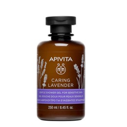 Apivita Caring Lavender, Απαλό Αφρόλουτρο για Ευαίσθητες Επιδερμίδες, με Λεβάντα 250ml