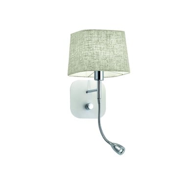 Wall Lamp Hendrix Nickel Mat