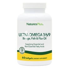 Natures Plus Ultra Omega 3/6/9, 60 softgels