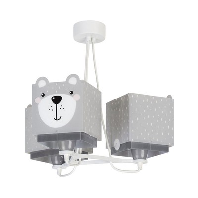 Kids Pendant Triple Ceiling Lamp Little Teddy 3Xe2