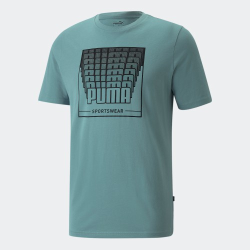 BLUZE ME MENGE TE SHKURTRA WORDING GRAPHIC PUMA