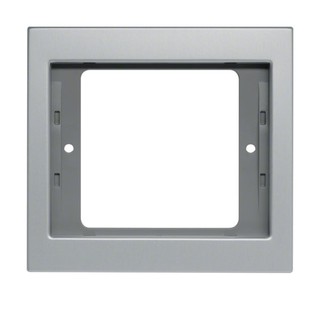 Berker K.5 Frame 1 Gang White Aluminium 13137003