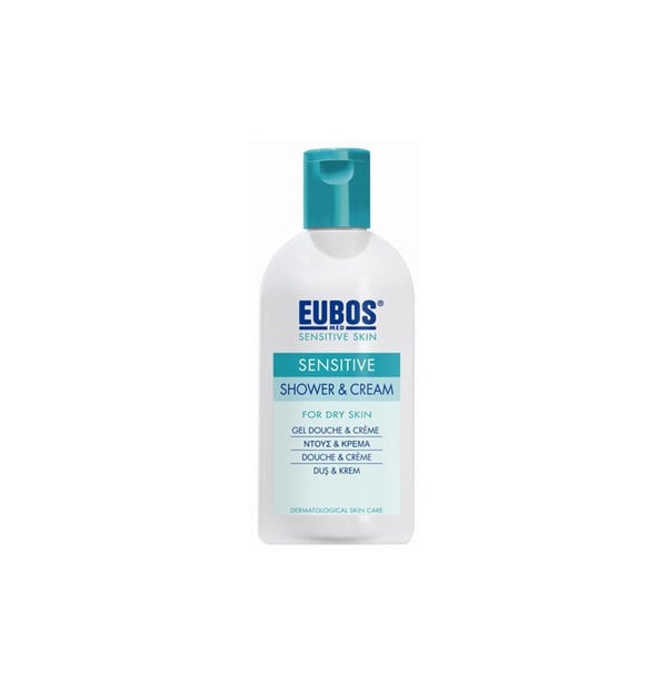 Eubos Sensitive Shower & Cream Απαλό υγρό καθαρισμού,200ml