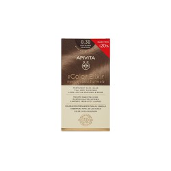 Apivita Promo (-20% Μειωμένη Αρχική Τιμή) My Color Elixir Βαφή 8.38 Ξανθό Ανοιχτό Μελί Περλέ 1 τεμάχιο