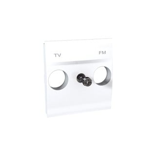 Unica TV/RD Socket Plate White MGU9.440.18
