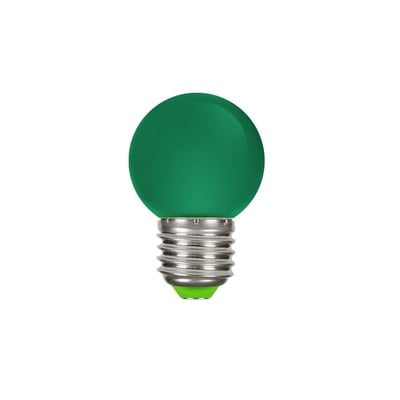 Led Bulb Sphere 1,3W Ε27 Green