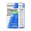 Health Aid Vitamin D3 5000iu, 30 veg. caps